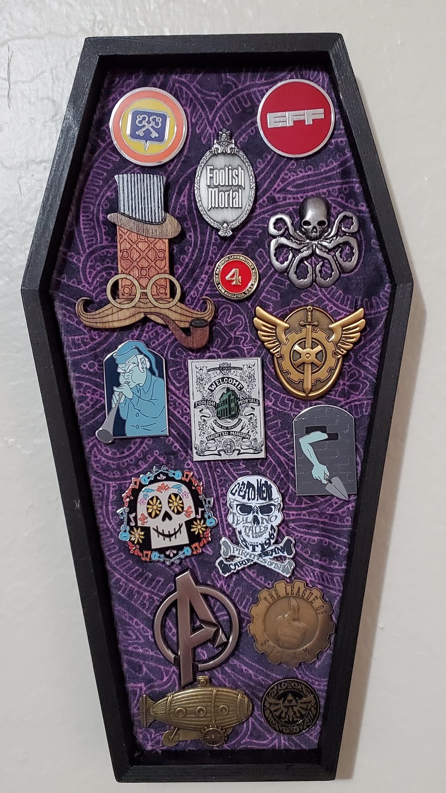 Finally got a cork board to display my pin collection! : r/EnamelPins